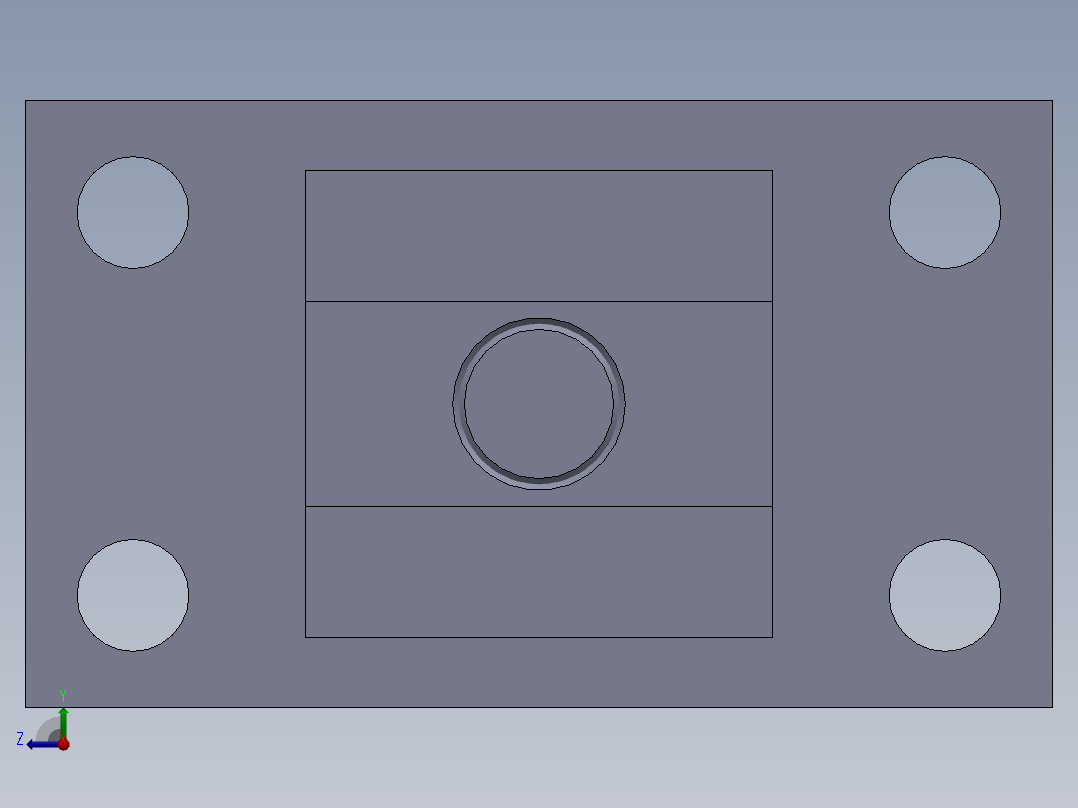 A0002796-连杆液压缸 (DANIELI) (轧材精整区尾部剪切机) 40x28x43.2 毫米右视图