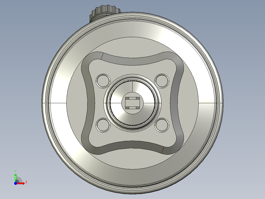 进口真空助力器前视图