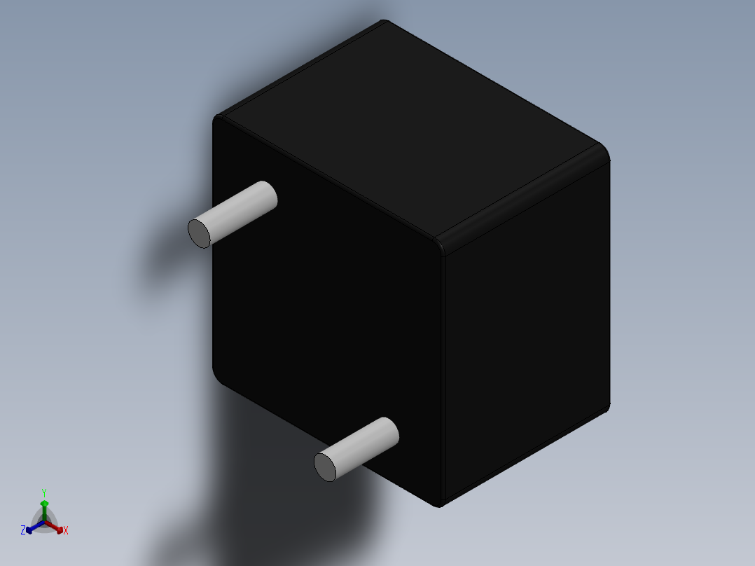 mr90电感器正等轴测图