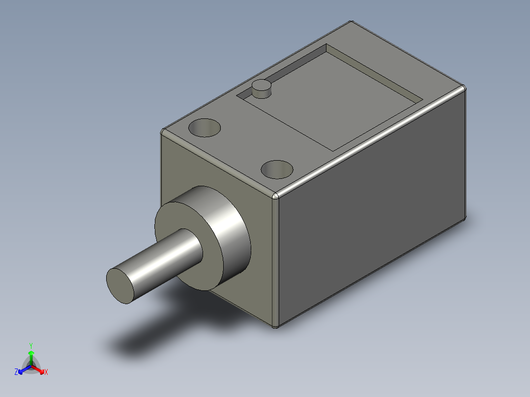 S接近开关TL-Q5MC1正等轴测图