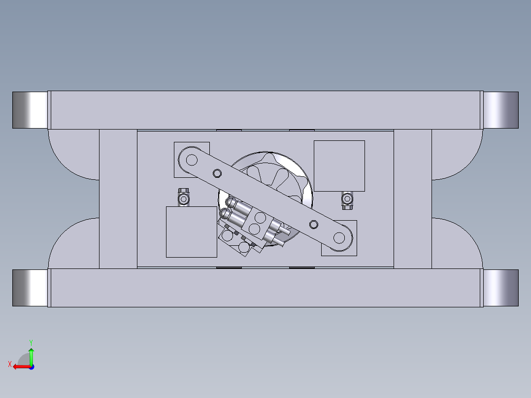 顶升-回转单元后视图