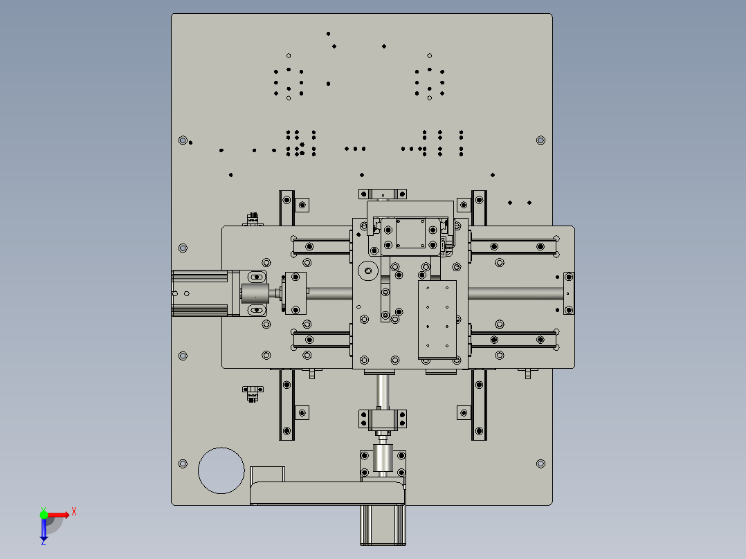 大板和XY装配体2018-10-27(使用原来的库存)最终版俯视图