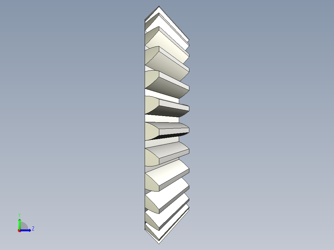 A0004036-25齿锥齿轮左视图