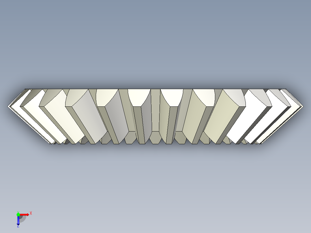 A0004036-25齿锥齿轮俯视图