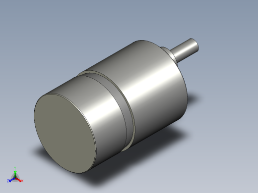 AAA202701鸿泰直流电机(HT37GBRG-550-224V)正等轴测缩略图