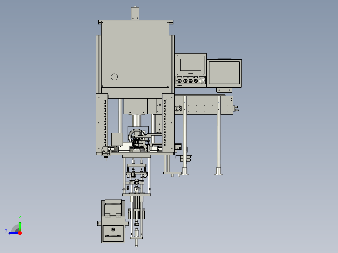 IDK80030-绕簧及压销机右视图