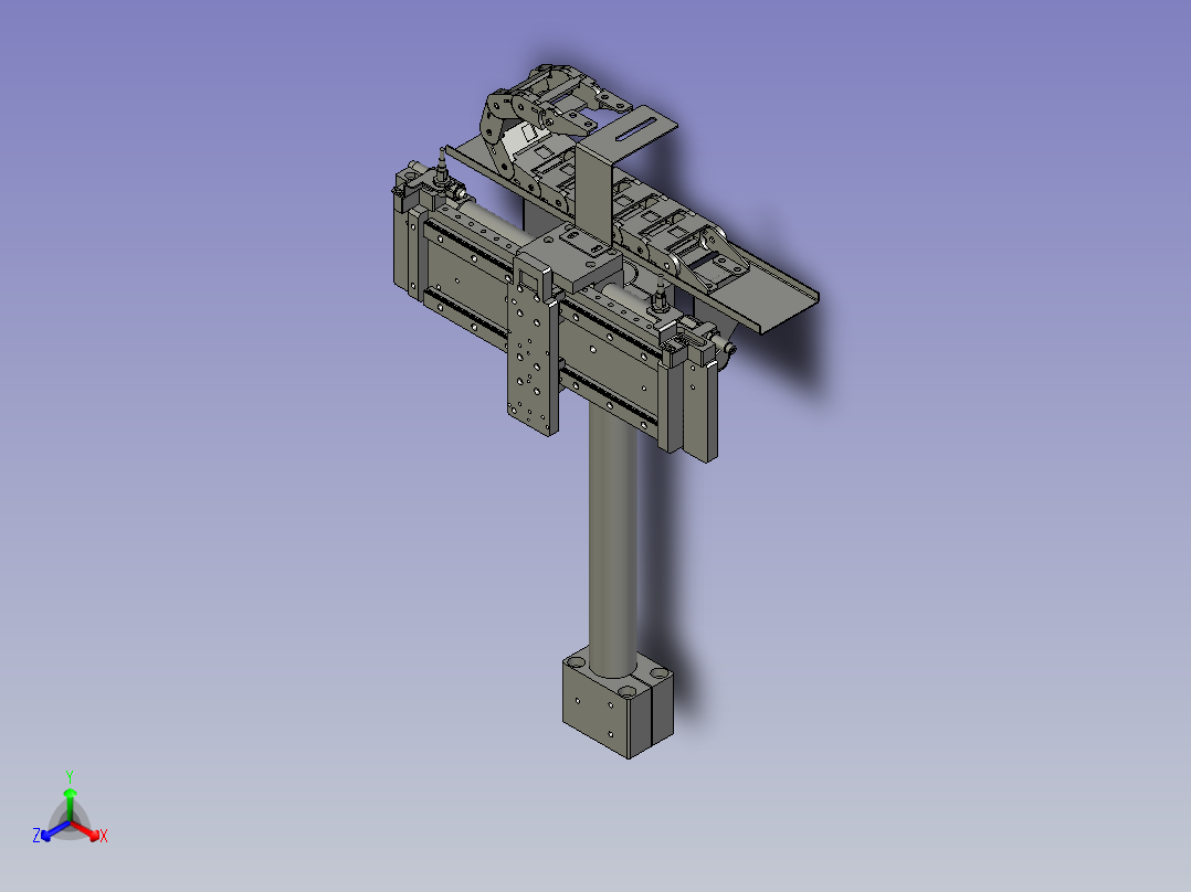 通用上下料机械手行程200主视图