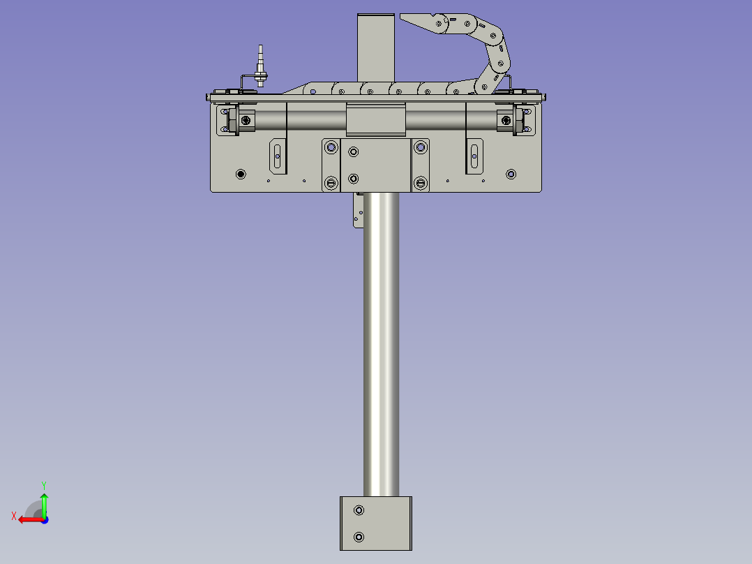 通用上下料机械手行程200后视图