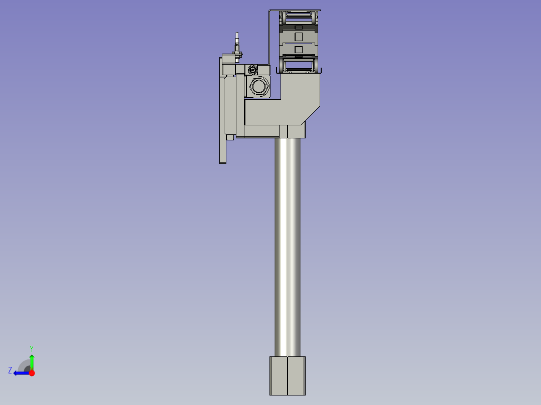 通用上下料机械手行程200右视图
