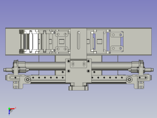 通用上下料机械手行程200俯视缩略图