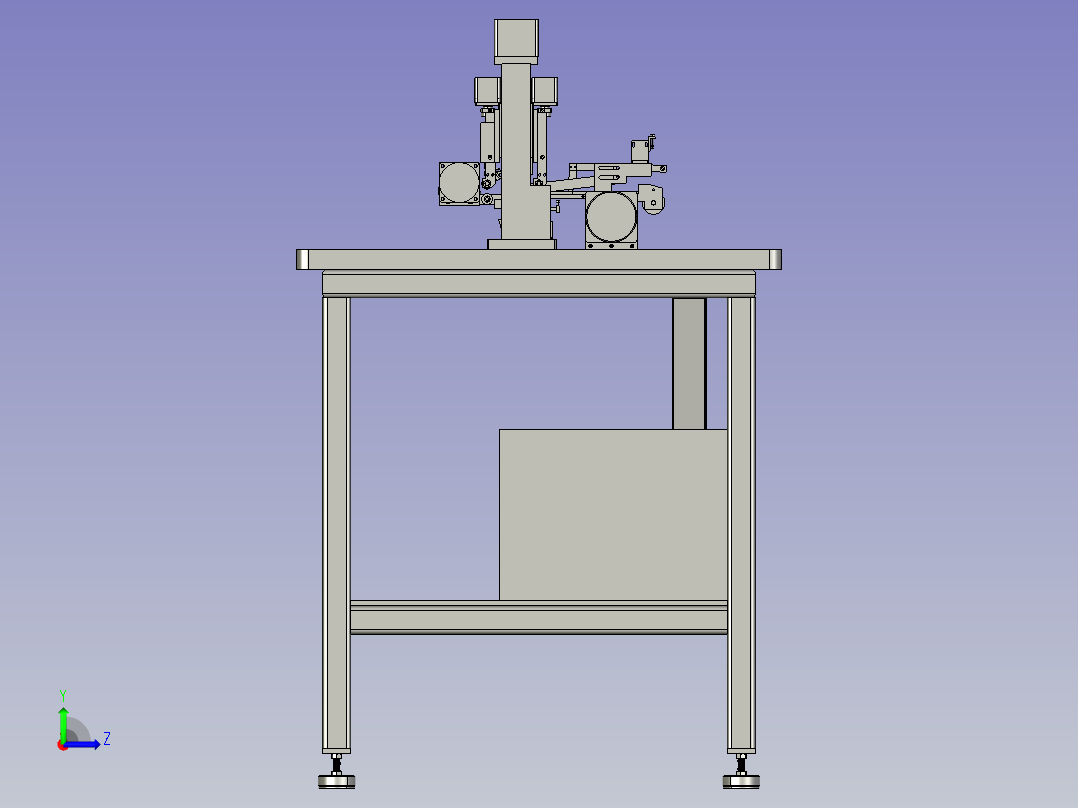 密封胶条裁切工装左视图