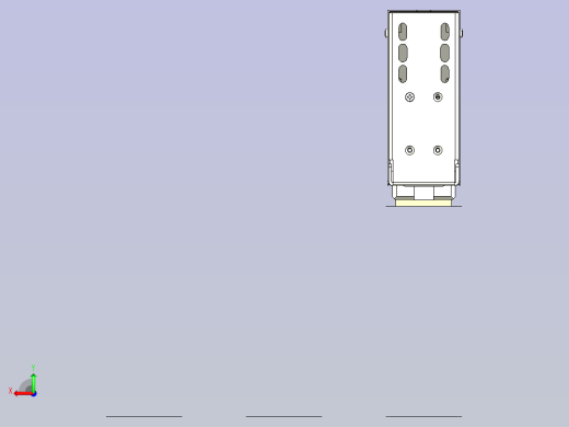 一款薄型工件的吸附头3D模型后视缩略图