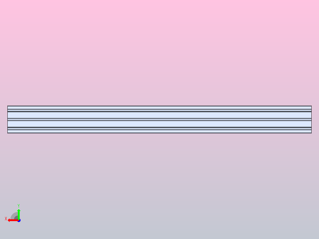 30毫米(30x30、30x60、30x90) T型槽铝型材后视图