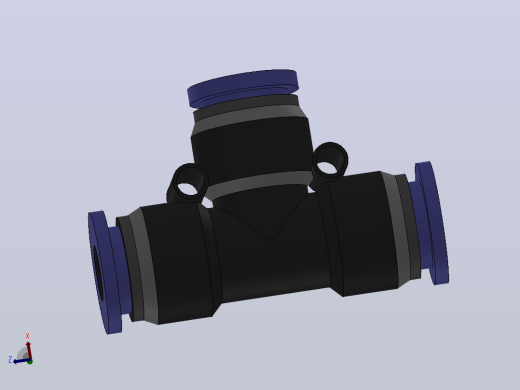 IPE 塑料正三通_IPE1／4