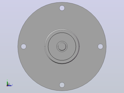 EPB-N突出轴型磁粉制动器[EPB-10N].step左视缩略图