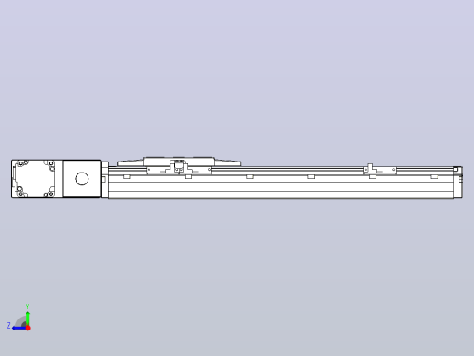 机器人皮带驱动直线轴TPA-GCB-120-P70-L300-QL-M20-N3右视缩略图