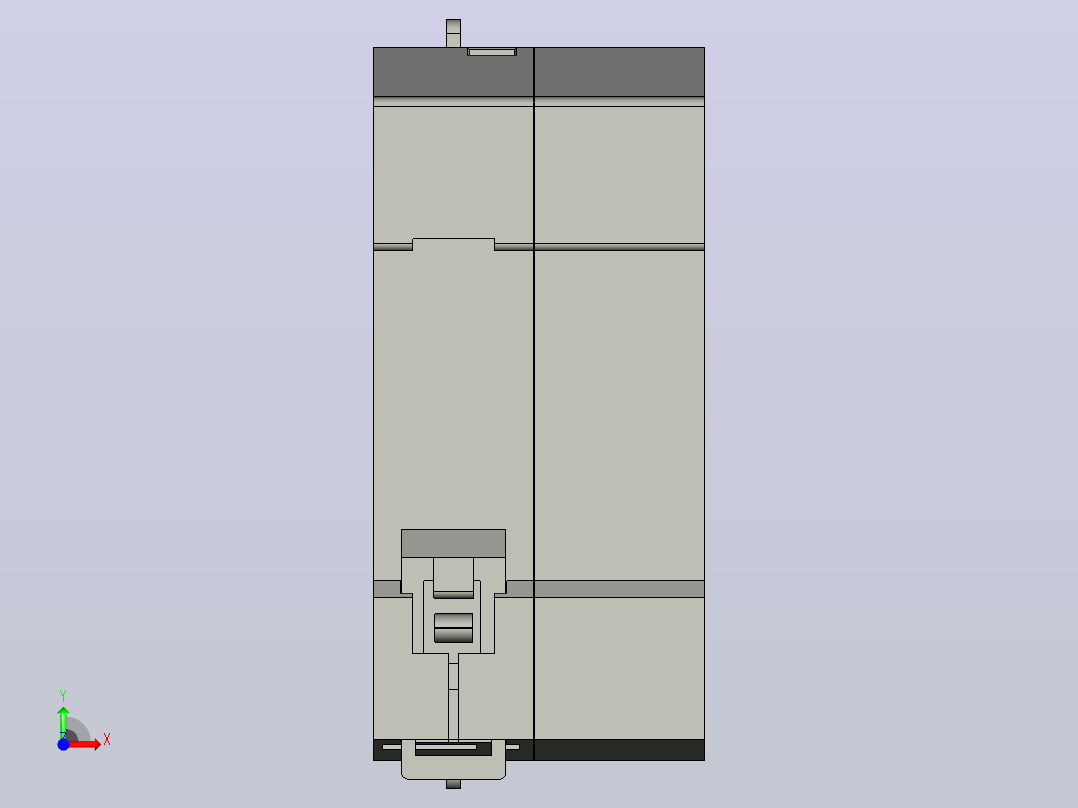 纳德NDB1L-32 GFCI Din安装断路器前视图