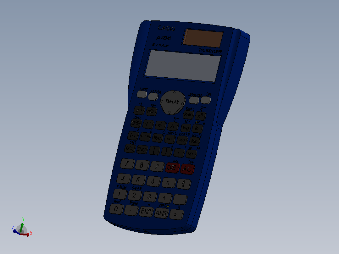 卡西欧 fx-85MS 科学计算器主视图