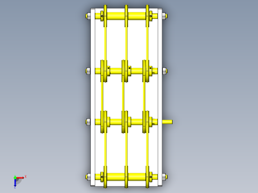 圆皮带输送机1俯视缩略图