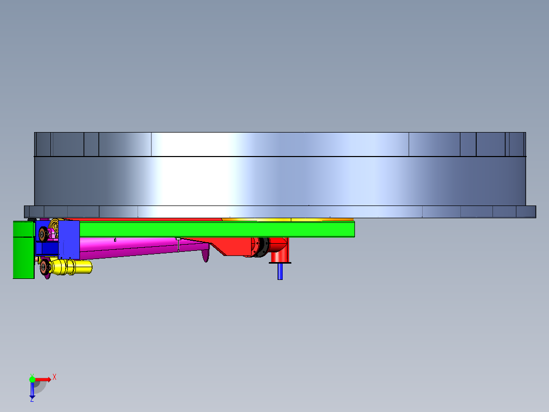 浅层高效气浮池俯视图