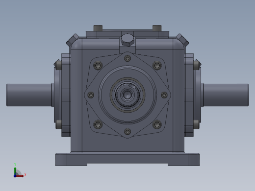 锥形齿轮箱前视缩略图