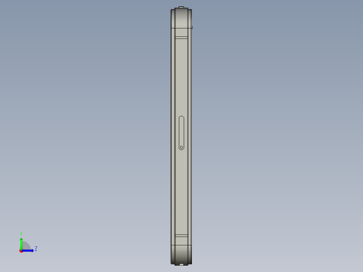 solidworks Iphone4s 手机3D模型左视缩略图