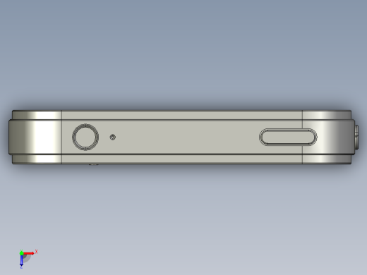 solidworks Iphone4s 手机3D模型俯视缩略图