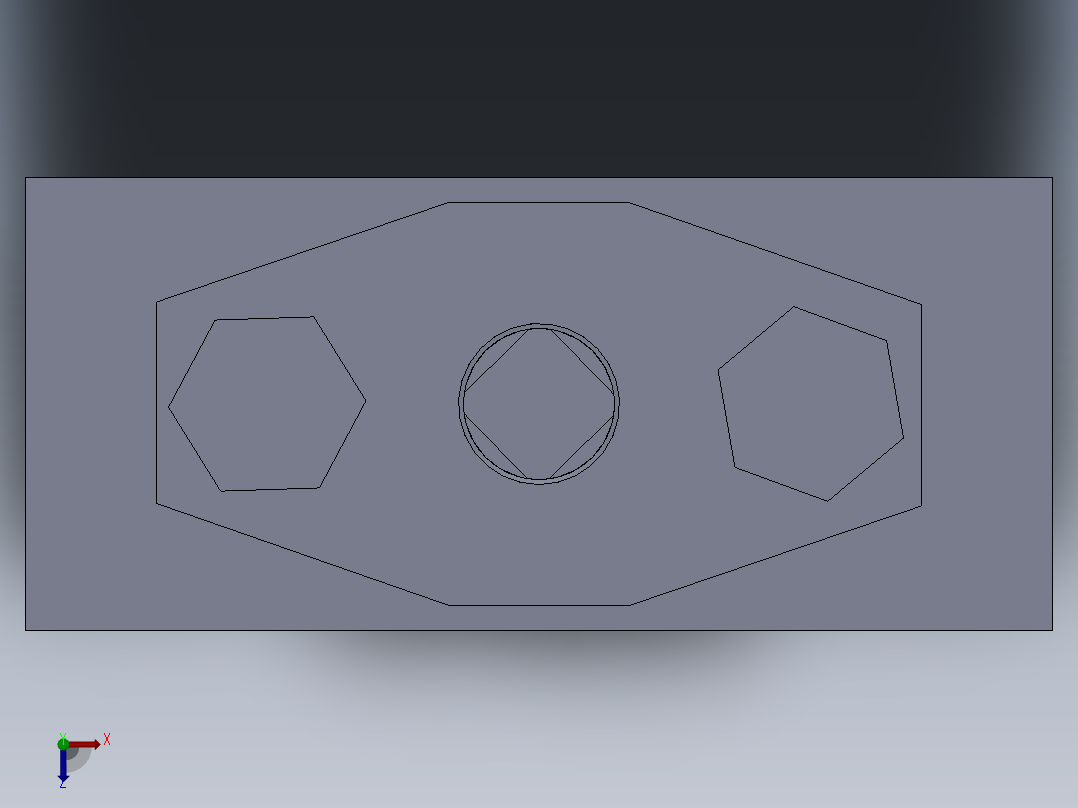 柱塞零件及装配图俯视图