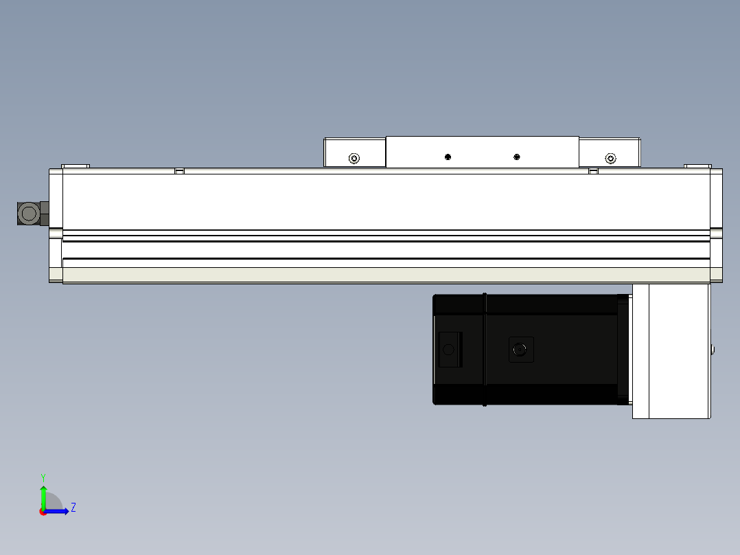 Toyo东佑达直线模组-ECH17-150-BM-750W左视图