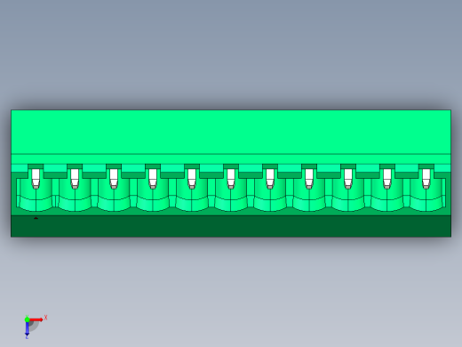 DEGSON 2EDG 系列 5.08mm 可插拔接线端子组-2EDGLC-5.08-11P-14-00AH俯视缩略图