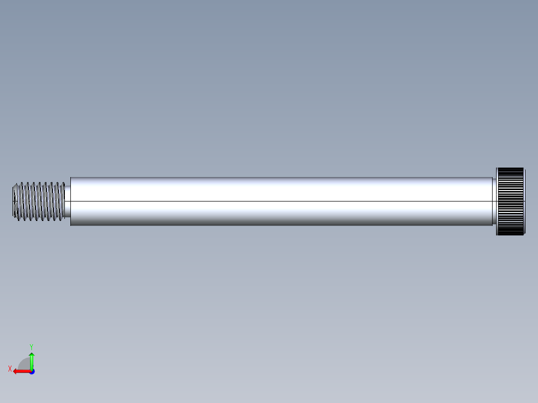 内六角螺螺栓-SB 0.500-13 x5.5后视图