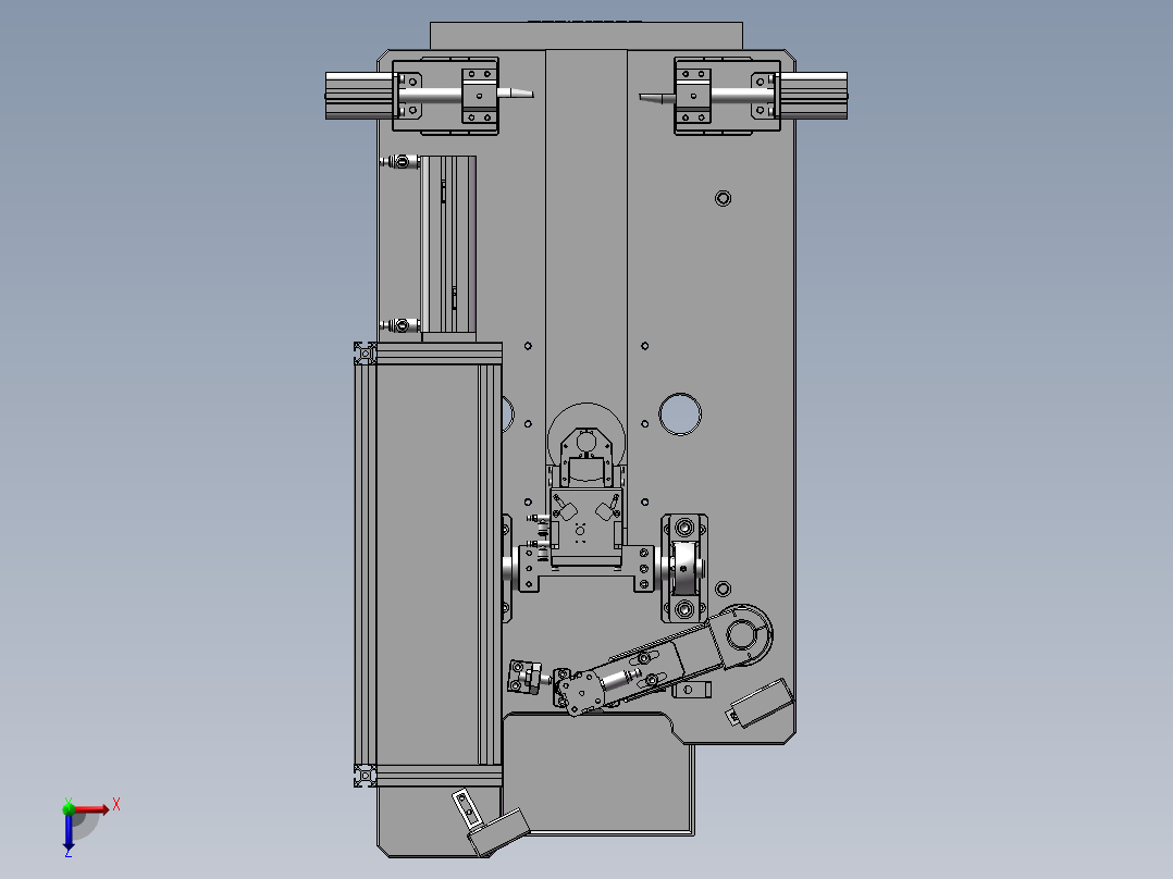 搬送机械俯视图