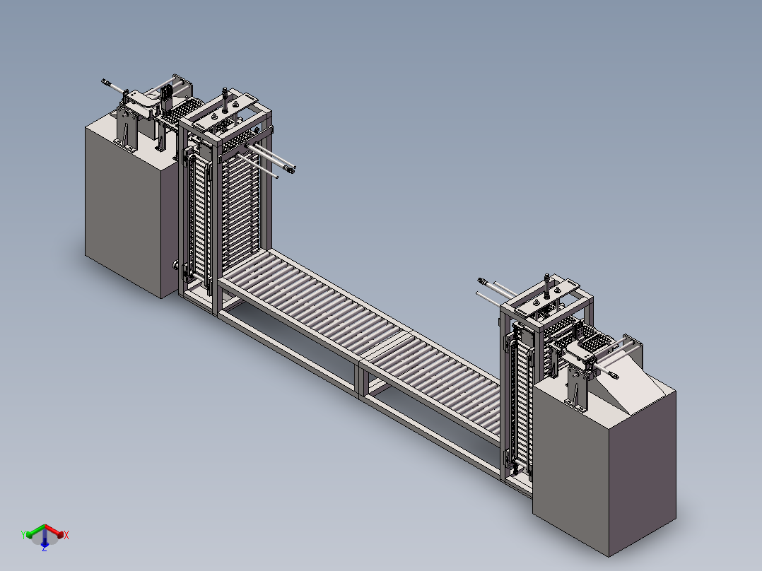 产品送料机构设备正等轴测图