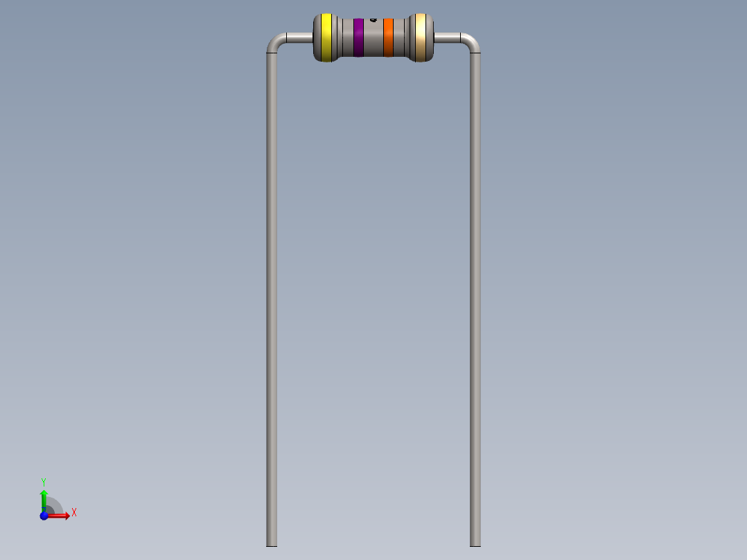 电容器 二极管 电阻器-Resistor 47K Ohm前视图