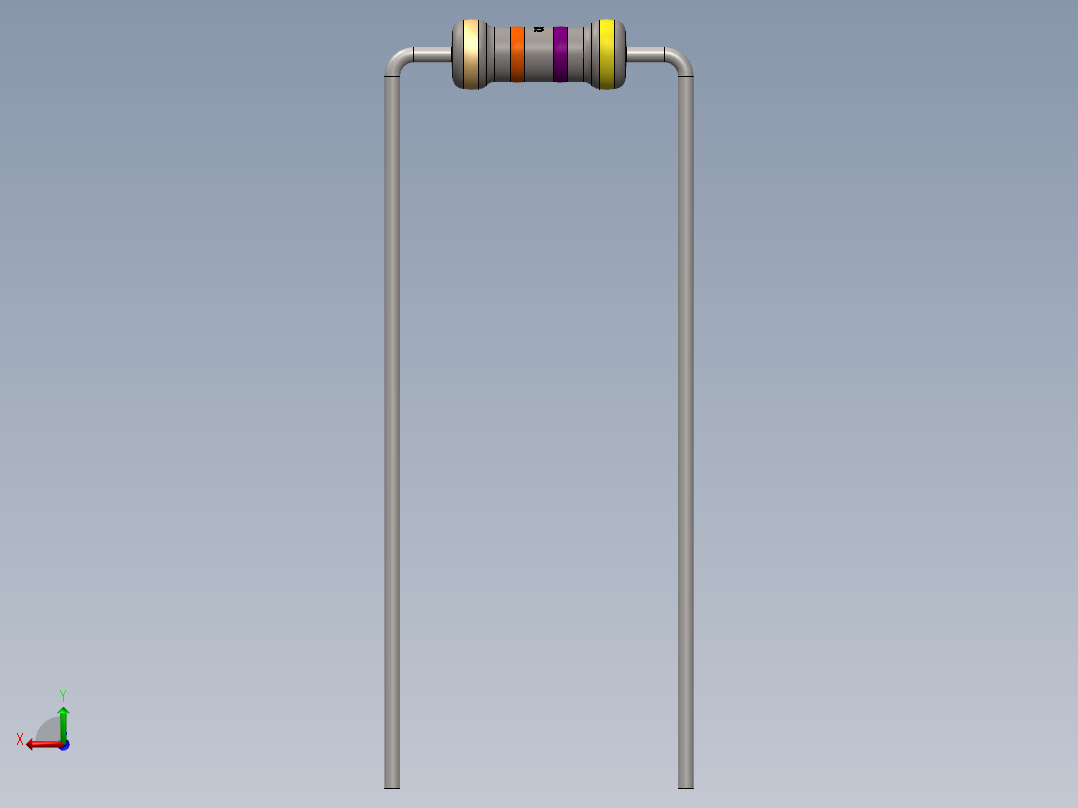 电容器 二极管 电阻器-Resistor 47K Ohm后视图