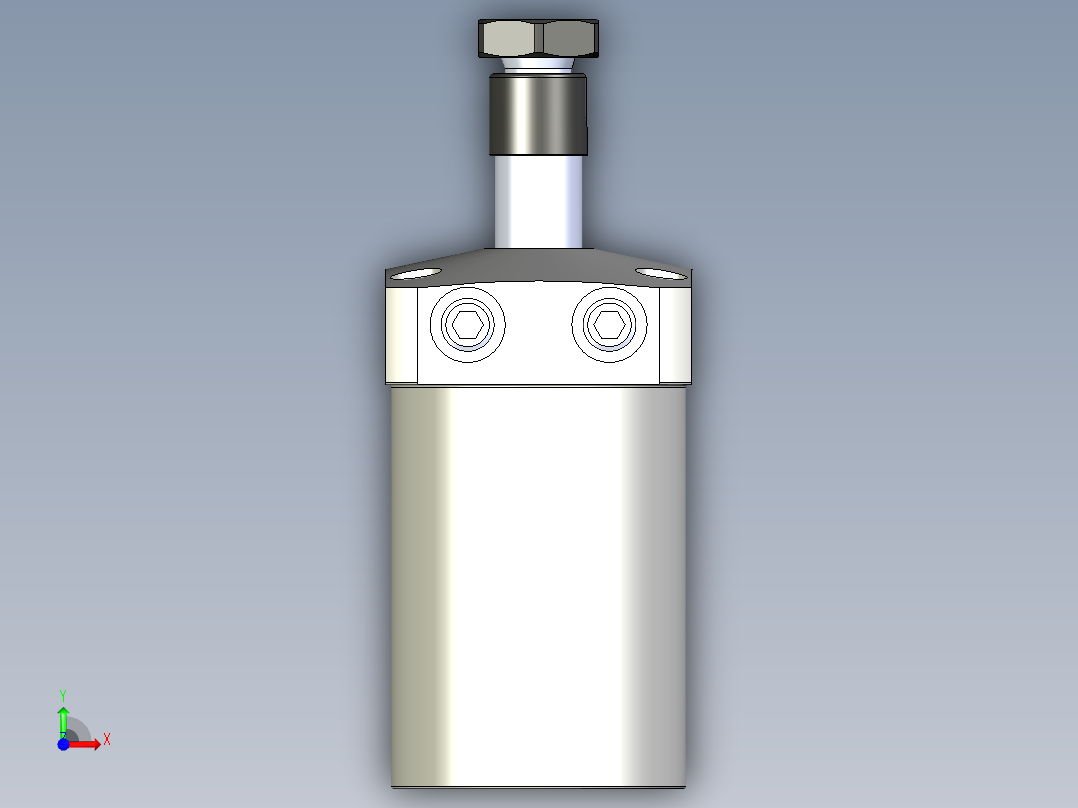 KOSMEKWHE1600-2GR多系列多零件图纸模型前视图