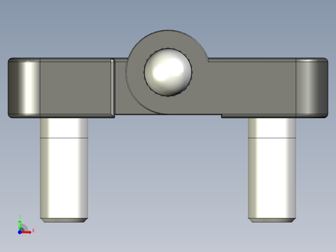 鋅合金蝶型鉸鏈(A)5570-3D多系列多零件图纸模型前视图