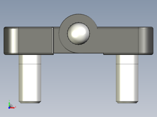 鋅合金蝶型鉸鏈(A)5570-3D多系列多零件图纸模型前视缩略图