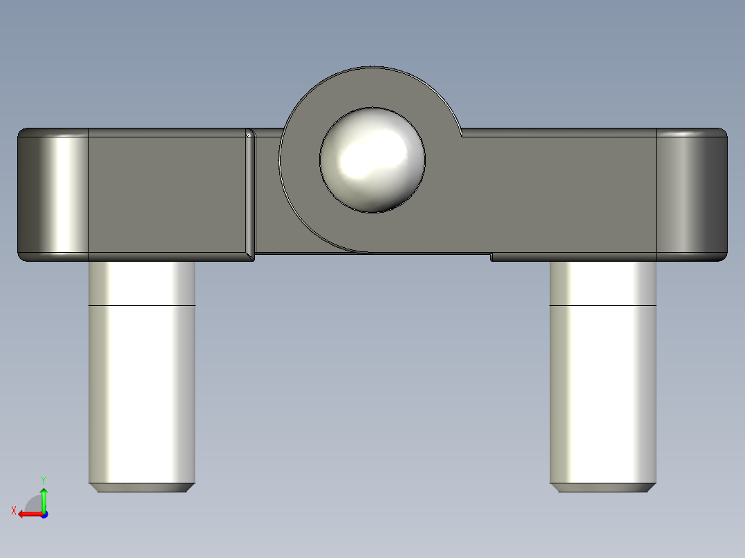 鋅合金蝶型鉸鏈(A)5570-3D多系列多零件图纸模型后视图