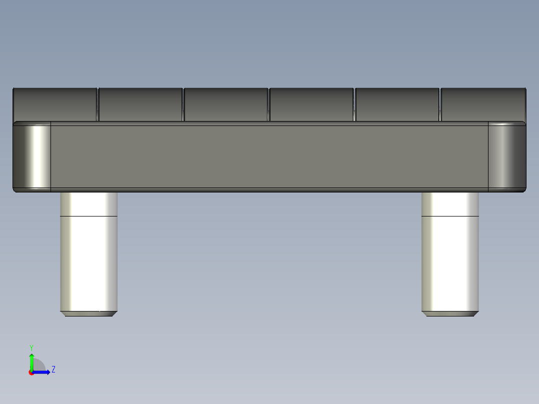 鋅合金蝶型鉸鏈(A)5570-3D多系列多零件图纸模型左视图