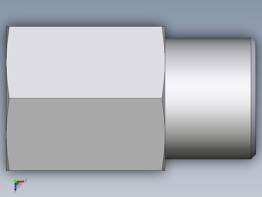卡套式工业通用硬管接头EO_Swivel_connector_GAI08SR71X俯视缩略图