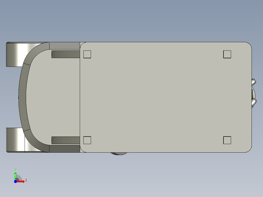高尔夫小车前视图