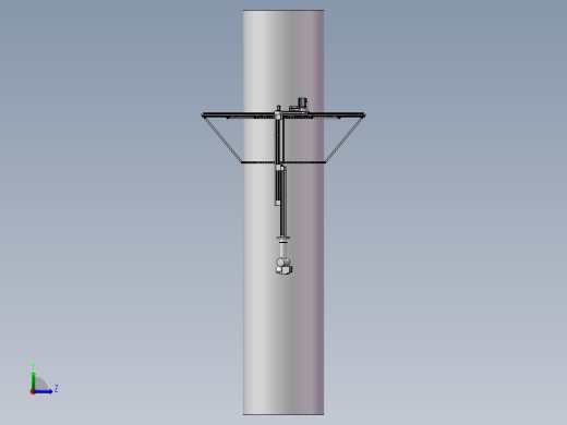 探伤设备模型左视缩略图