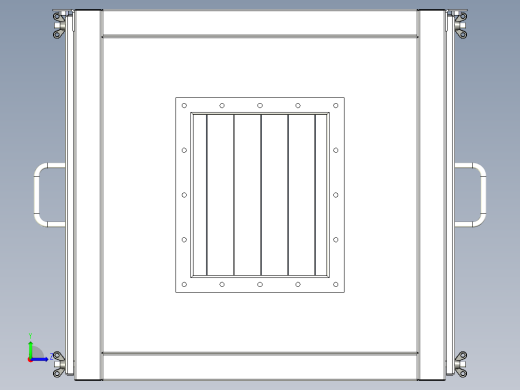 风柜空气过滤箱新风净化箱左视缩略图