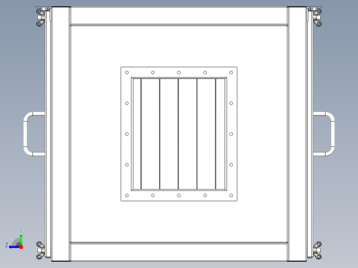 风柜空气过滤箱新风净化箱右视缩略图