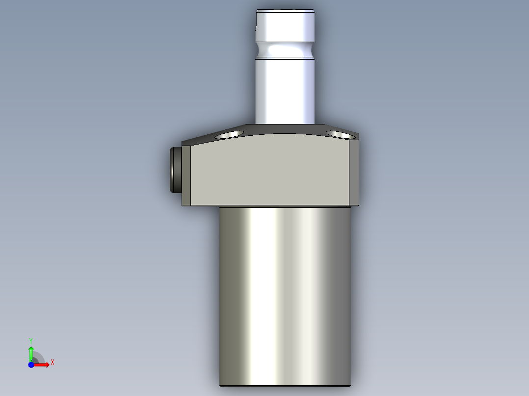KOSMEKLHS0400-CR-F多系列多零件图纸模型前视图