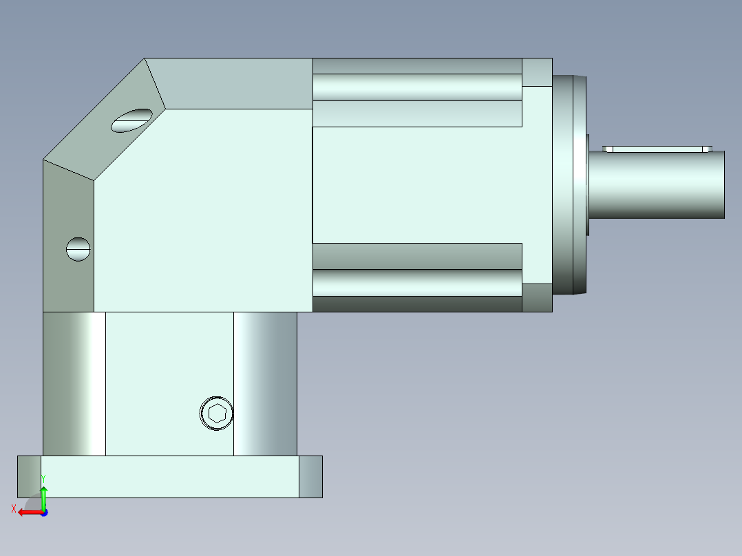直齿ZPLX142-L2 42-114.3-200-M12.stp后视图