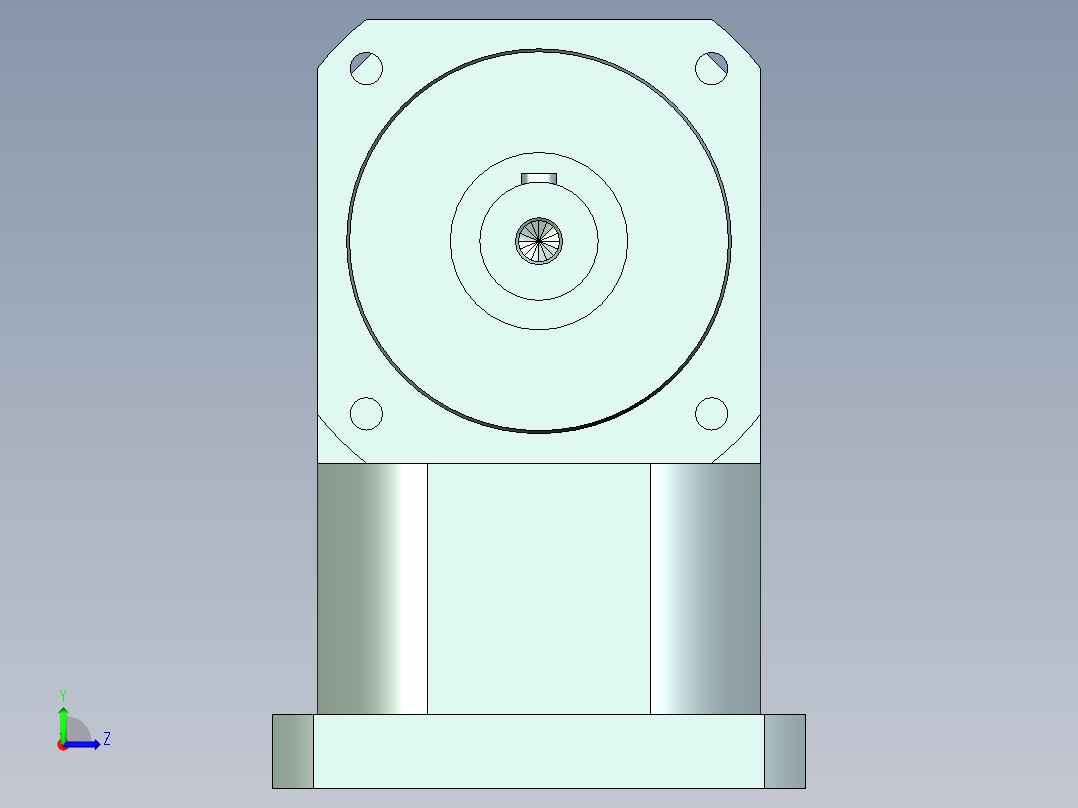 直齿ZPLX142-L2 42-114.3-200-M12.stp左视图
