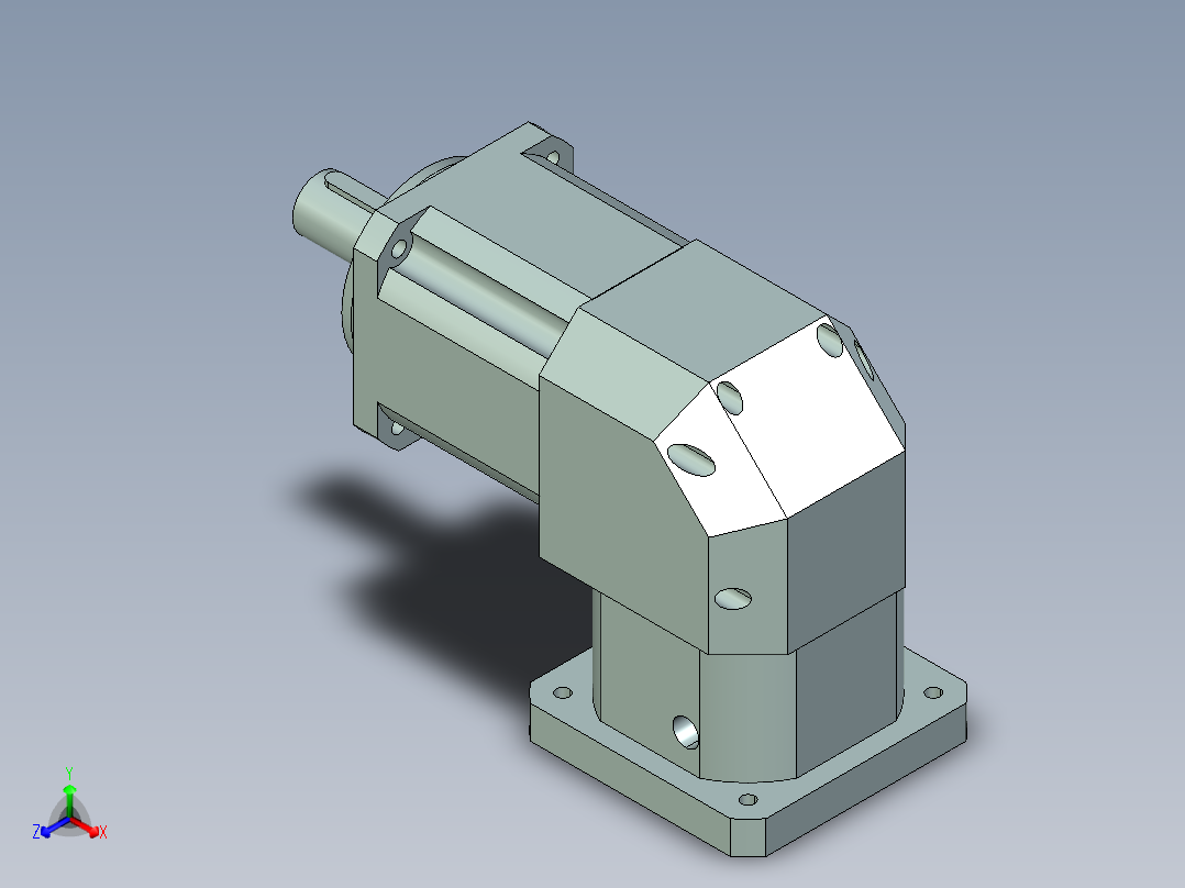 直齿ZPLX142-L2 42-114.3-200-M12.stp正等轴测图