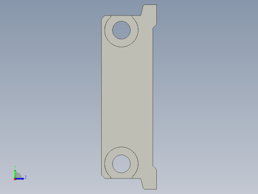 基恩士FS-V31(P)_33(P)_31M_mount_kc图纸模型左视缩略图